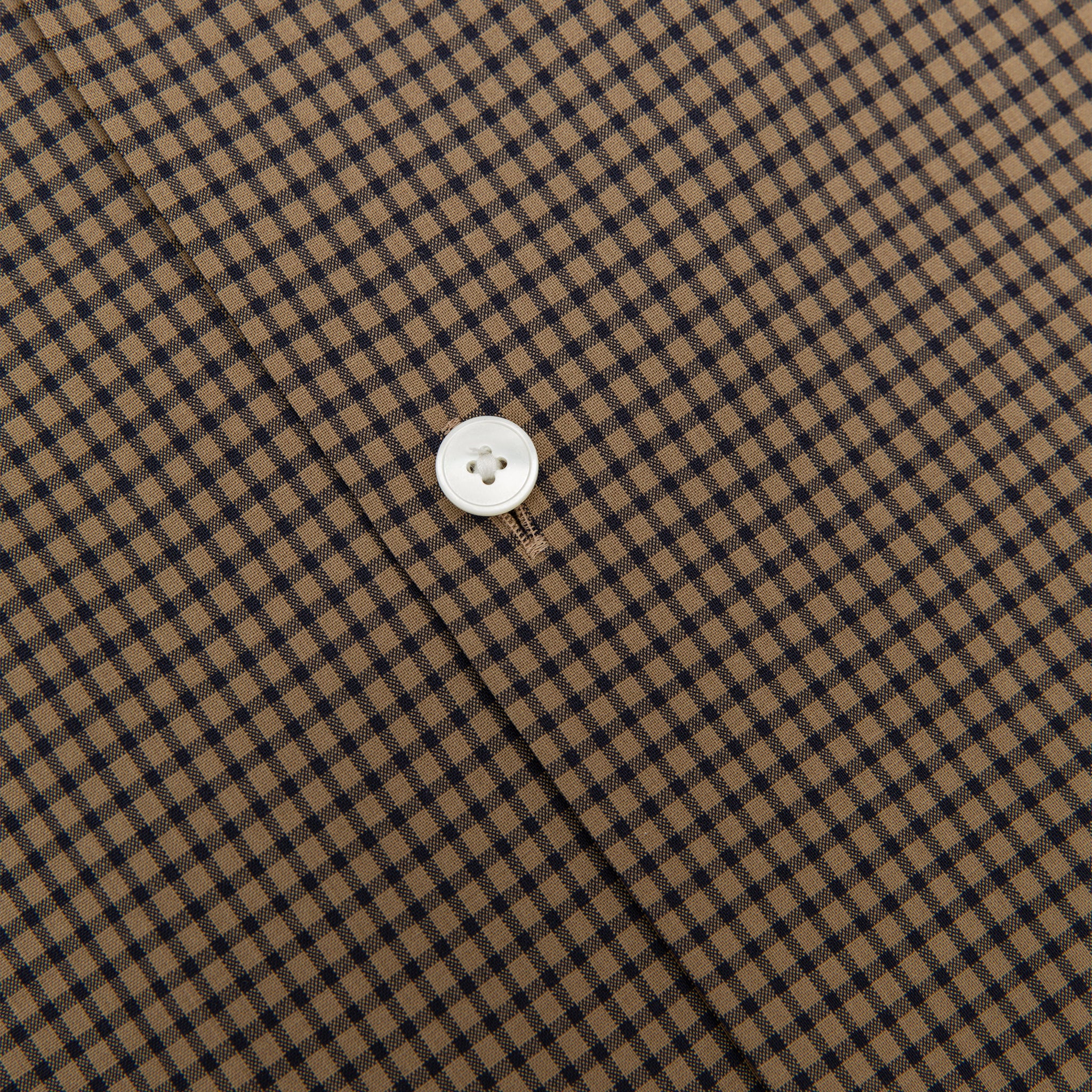 SUMMER WOOL OPEN COLLAR S/S SHIRT