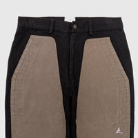 FOMES DOUBLE KNEE WASHED CANVAS PANT