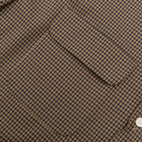 SUMMER WOOL OPEN COLLAR S/S SHIRT