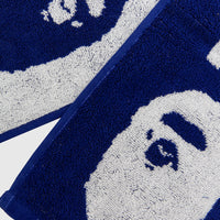 x BAPE FOOTBALL TOWEL "BLUE"
