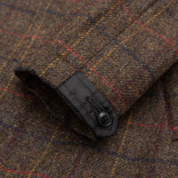 WOOL CHECK MA COAT