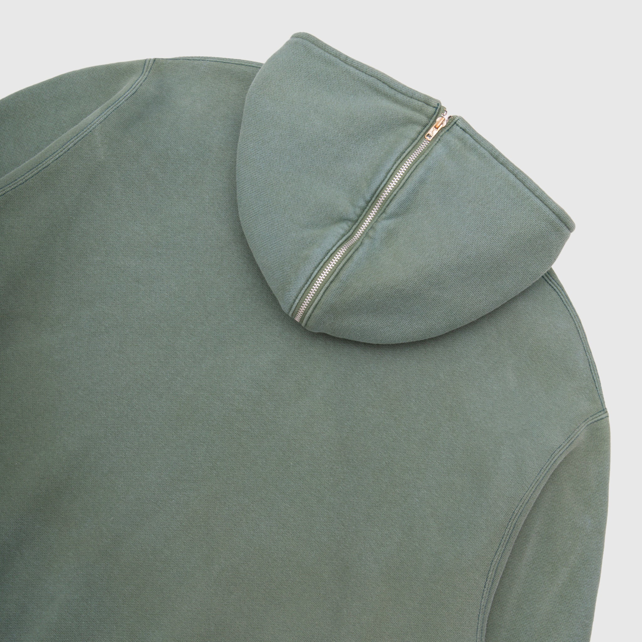 VINTAGE SAILOR HOOD HALF-ZIP SWEATSHIRT