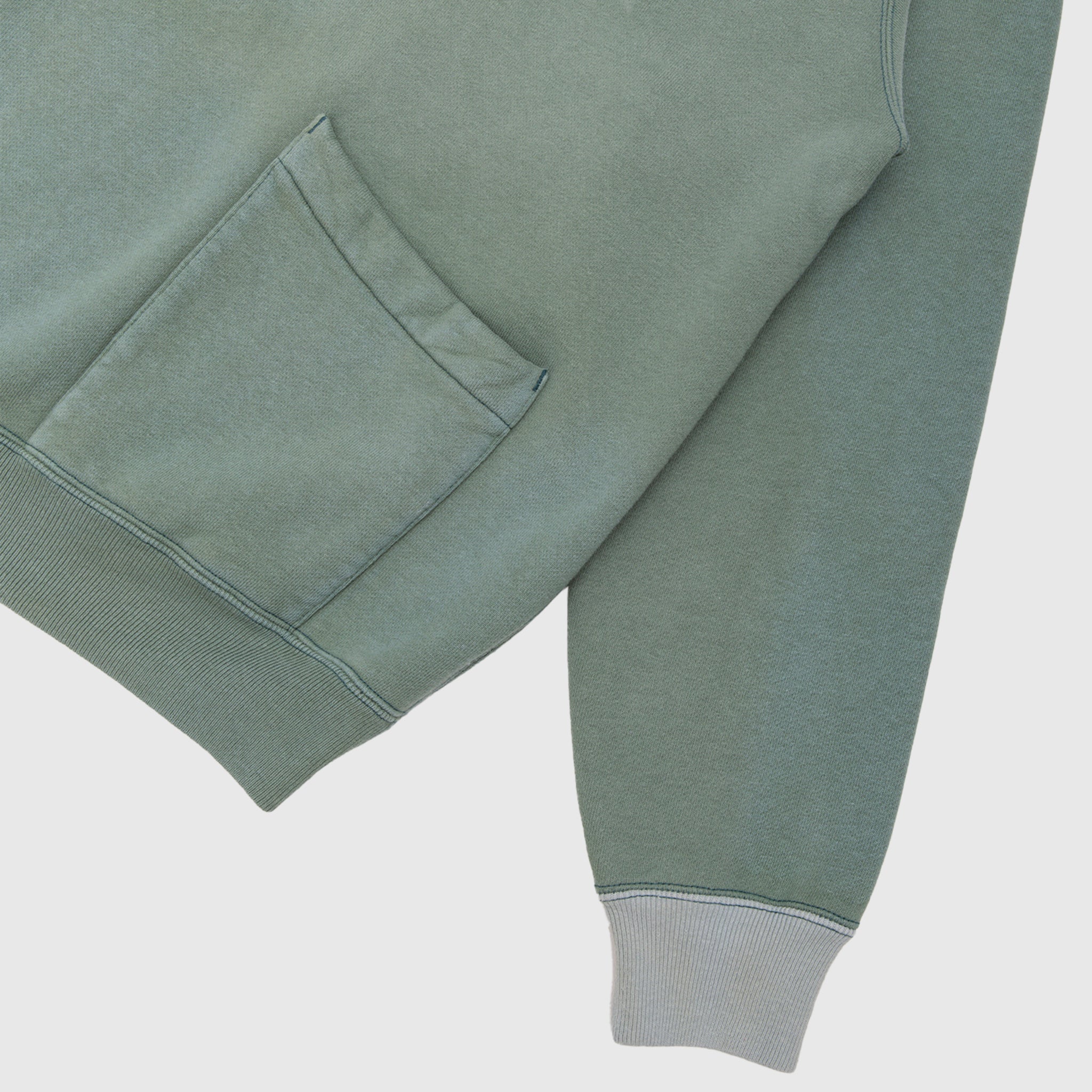 VINTAGE SAILOR HOOD HALF-ZIP SWEATSHIRT
