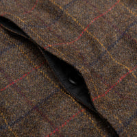 WOOL CHECK MA COAT