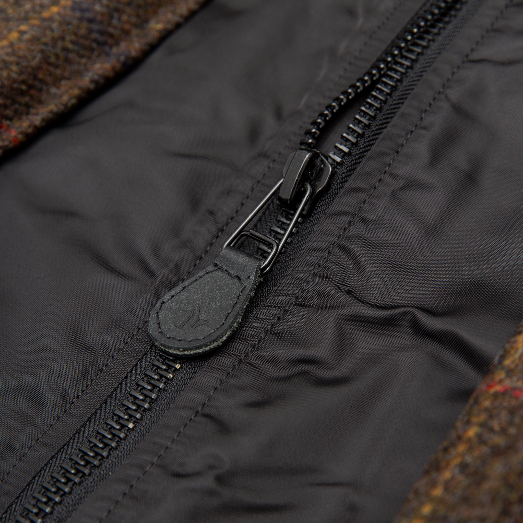 WOOL CHECK MA COAT