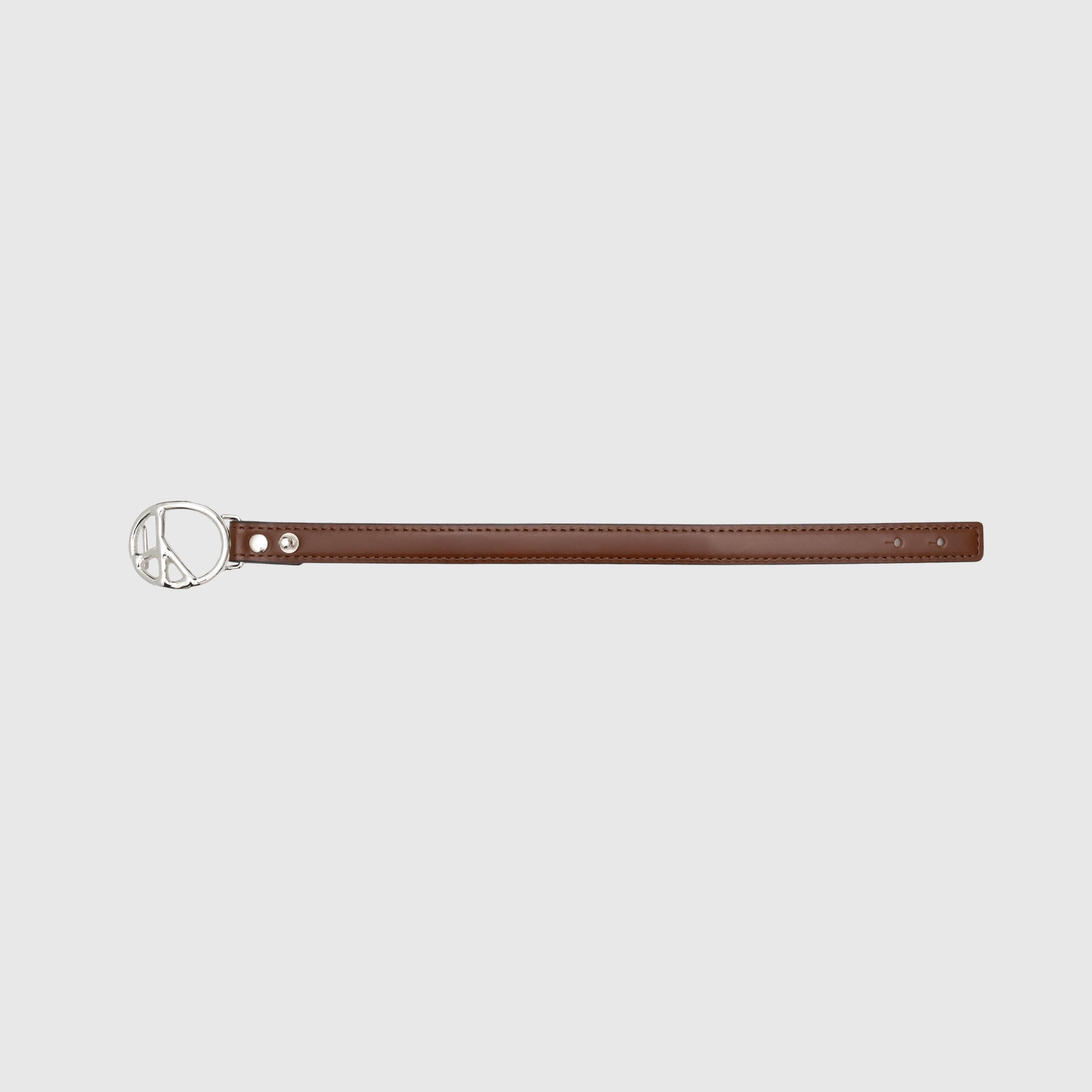PEACE BUCKLE NARROW BRACELET