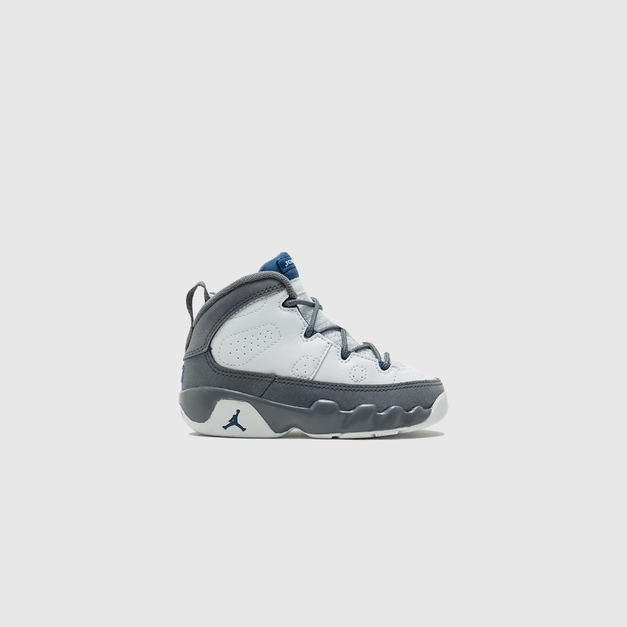 AIR JORDAN 9 RETRO (TD) "FLINT GREY AND FRENCH BLUE"