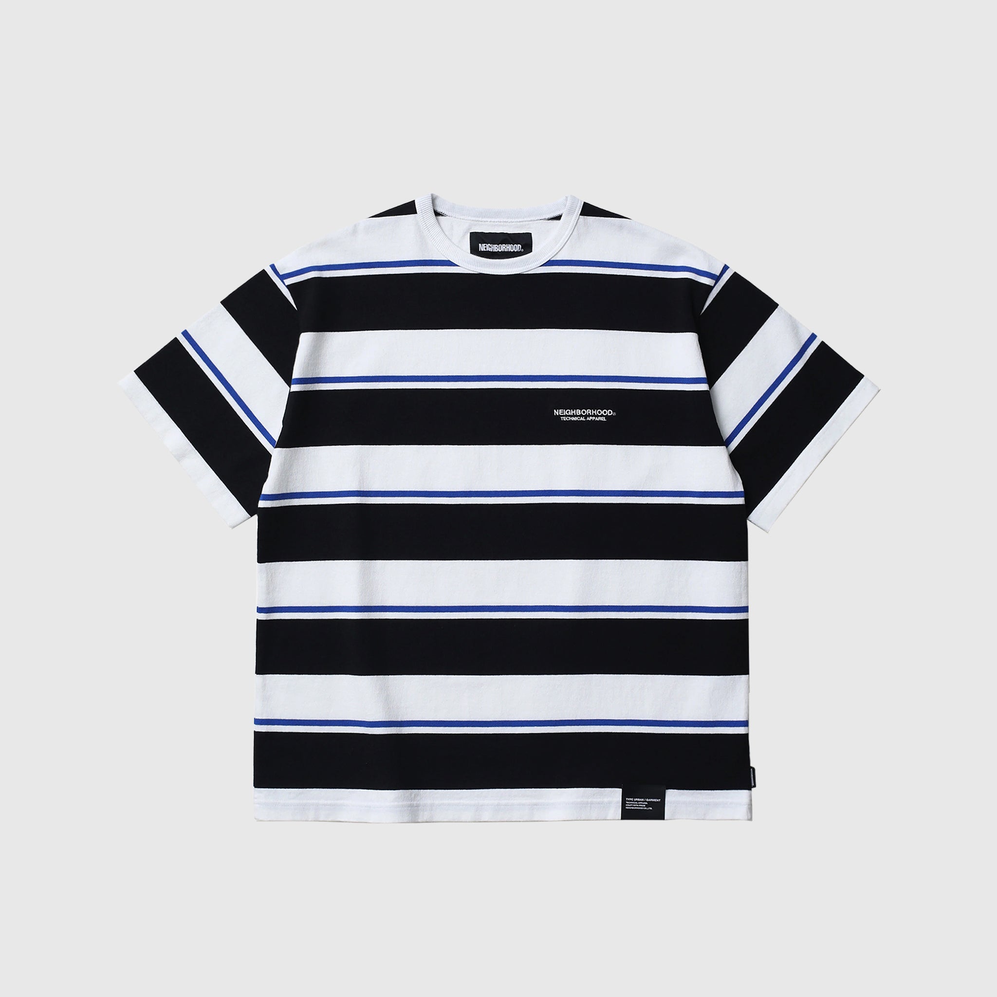 BORDER CREW NECK S/S T-SHIRT