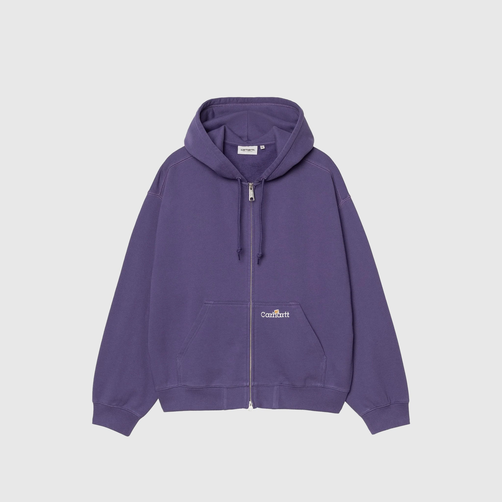 HOODED WIP LABEL SWEAT JACKET