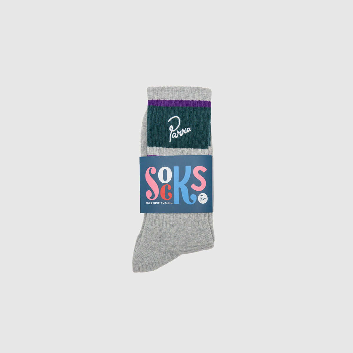 SIGNATURE STRIPED CREW SOCKS