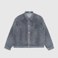 VINTAGE GRAY DENIM JACKET