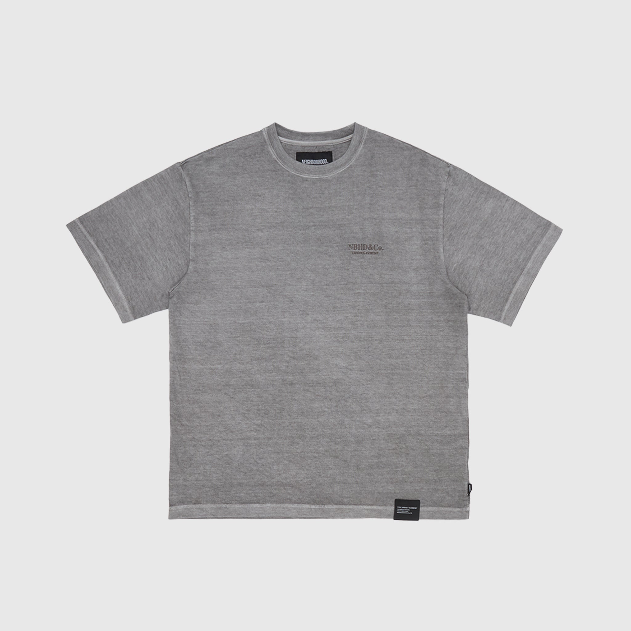 PIGMENT DYED CREWNECK S/S T-SHIRT