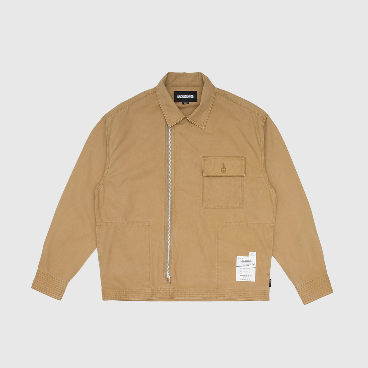 ZIP L/S FIELD SHIRT