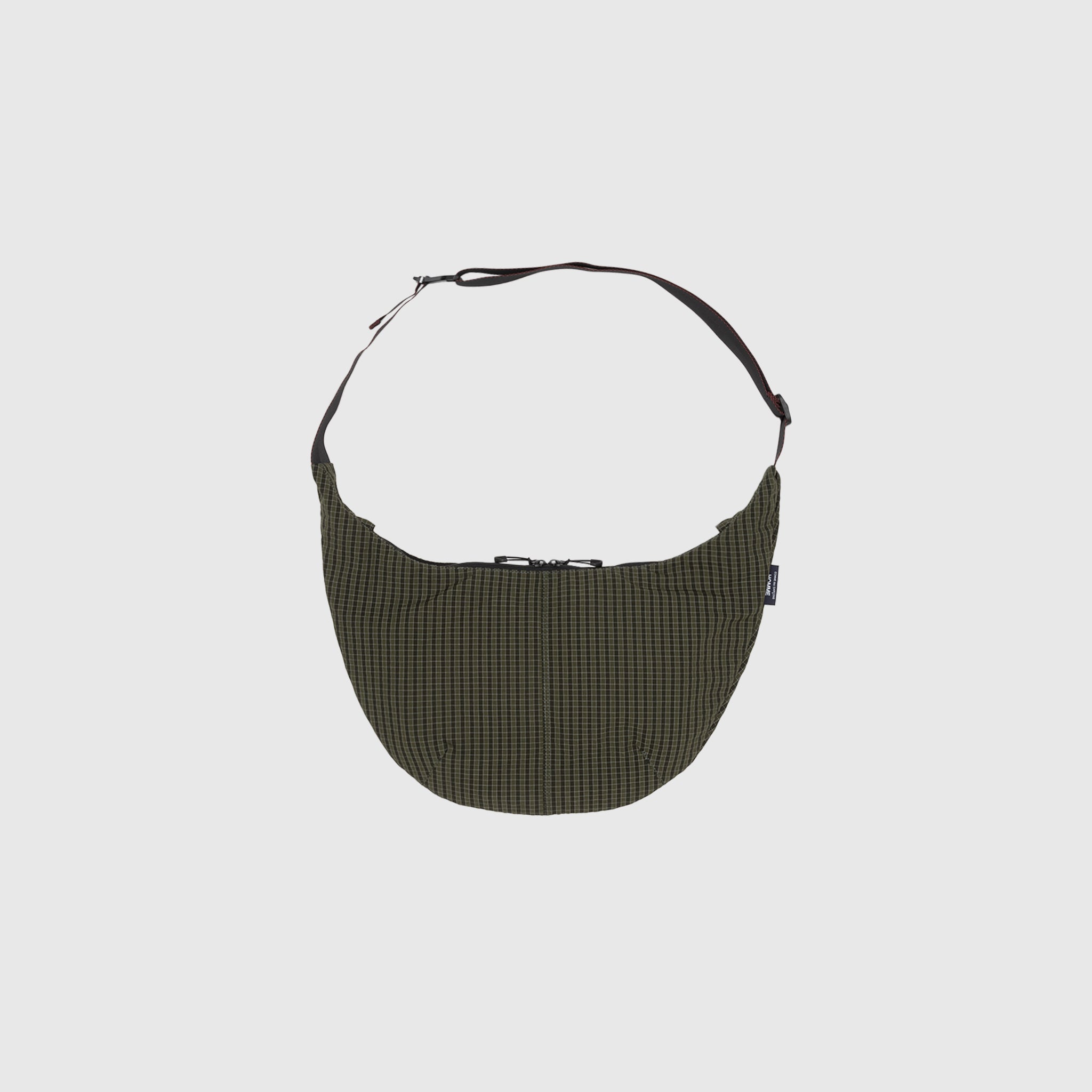 MEN'S CHECK SLING BAG