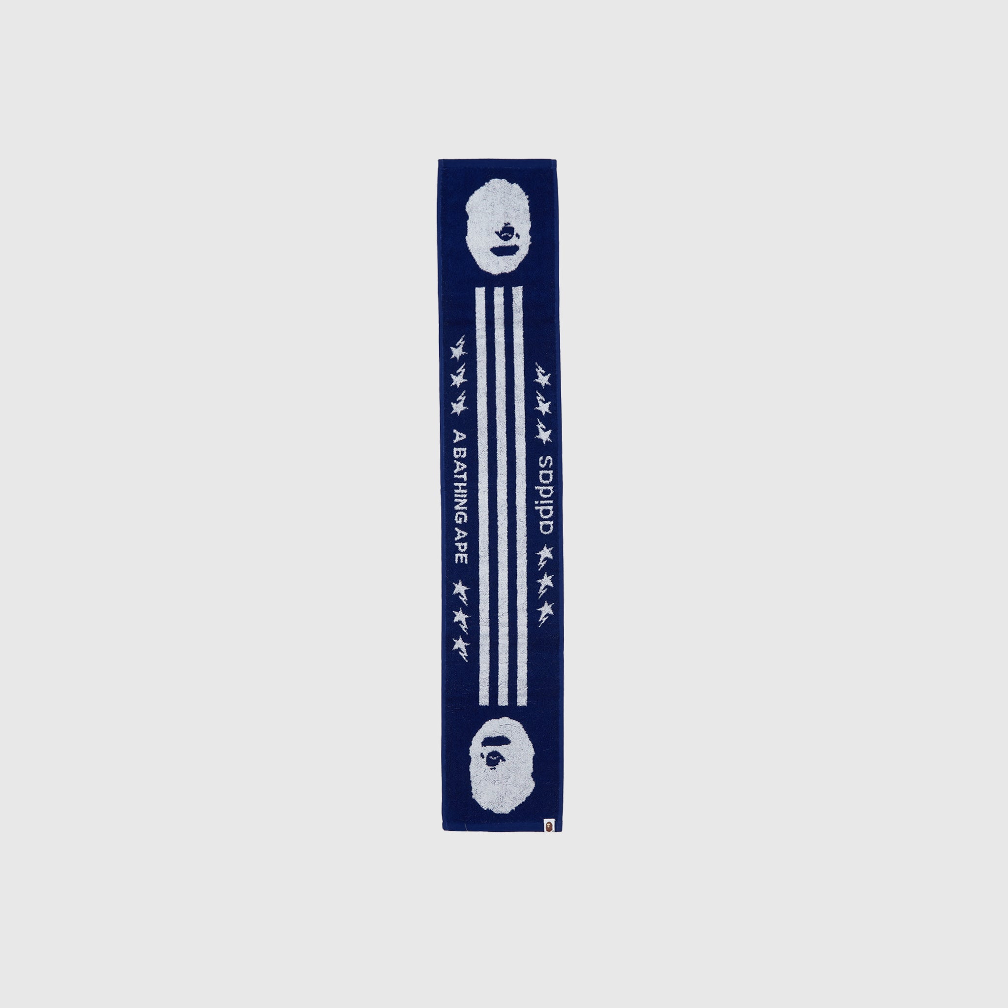 x BAPE FOOTBALL TOWEL "BLUE"