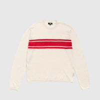 LIGHTWEIGHT STRIPED L/S SWEATER