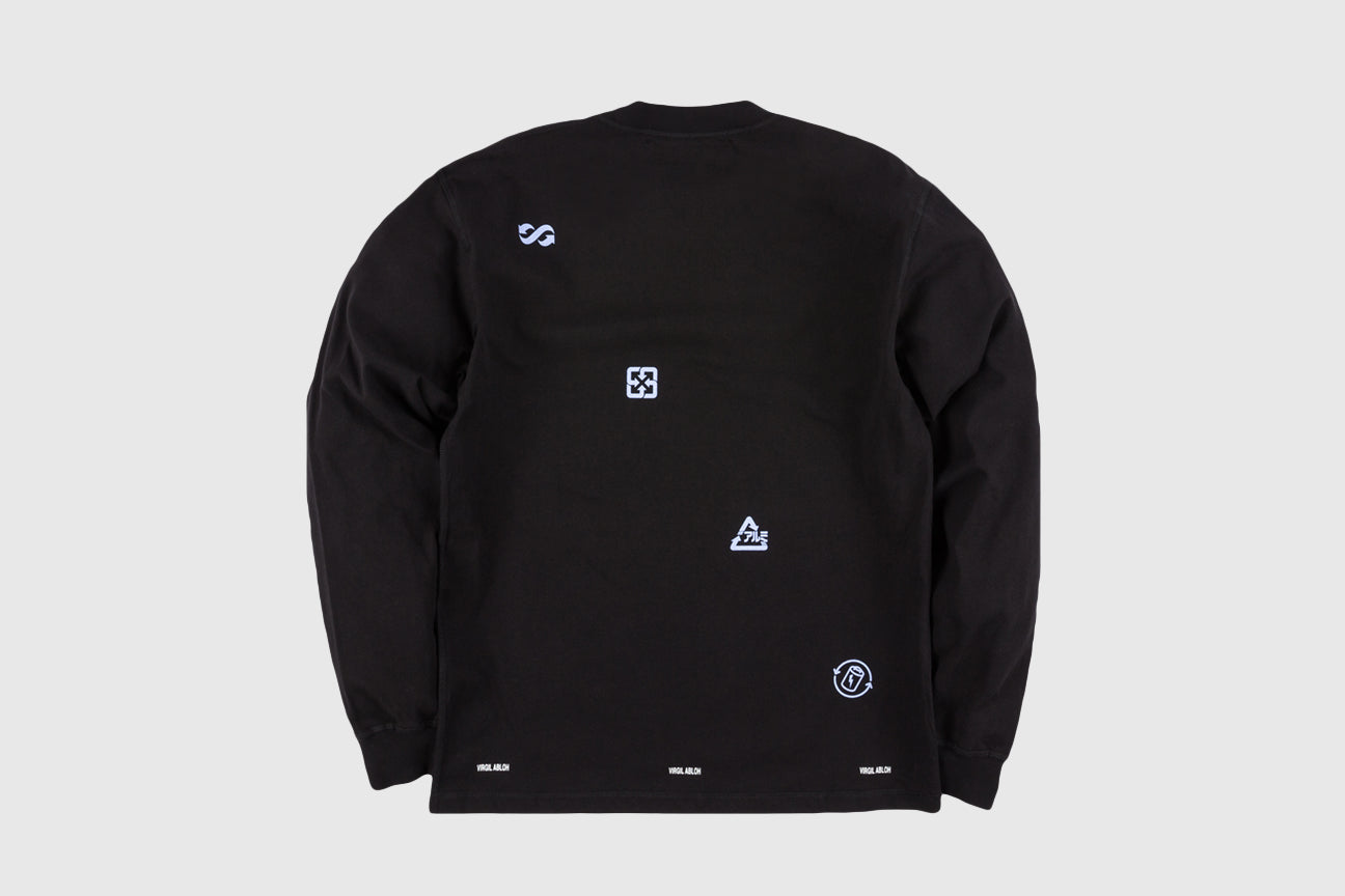 UNITED STANDARD X VIRGIL ABLOH RECYCLE L/S T-SHIRT