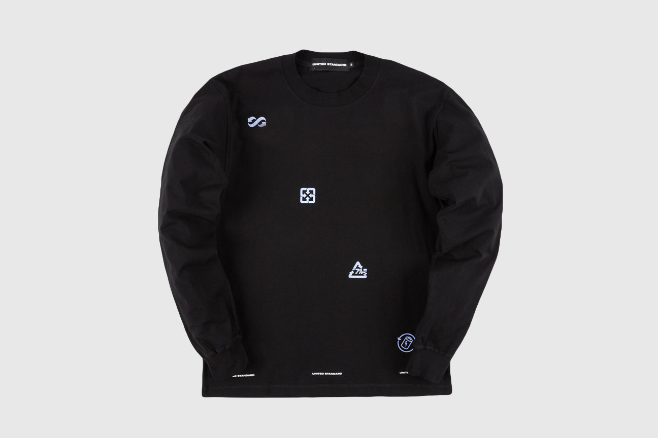 UNITED STANDARD X VIRGIL ABLOH RECYCLE L/S T-SHIRT